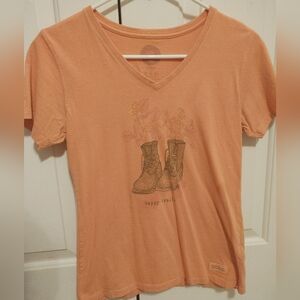 Life Is Good Women's Happy Trails Crusher Tee